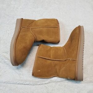 Koolaburra Ugg Tan Sheepskin Classic Fuzzy Casual Cozy Winter Tall Boot Bootie 7